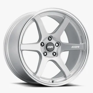 ESR APX6 18x8.5 ET35 (5x114.3 / 72.56) - Hyper Silver Machine Lip